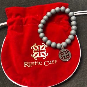 Catherine gray beaded bracelet